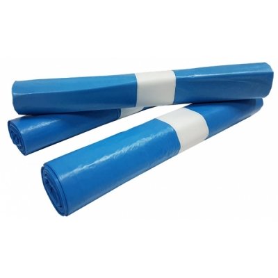 Afvalzakken 70 x 110 cm t25 blauw   500 stuks in doos 