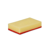  MP Schuurspons met vlies, Wit/rood/groen  v.p 10 stuks